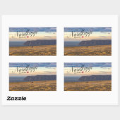 Sticker Rectangulaire North Cape (Feuille)