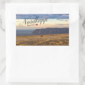 Sticker Rectangulaire North Cape (Sac)