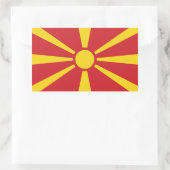 Sticker Rectangulaire North Macedonia (Sac)
