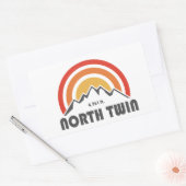 Sticker Rectangulaire North Twin Mountain New Hampshire (Enveloppe)