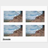 Sticker Rectangulaire North Window Arch Utah Desert Paysage Photo (Feuille)