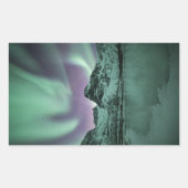 Sticker Rectangulaire Northern Lights Nature Photo (Devant)