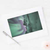 Sticker Rectangulaire Northern Lights Nature Photo (Enveloppe)