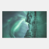 Sticker Rectangulaire Northern Lights Nature Photo (Devant)