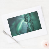 Sticker Rectangulaire Northern Lights Nature Photo (Enveloppe)