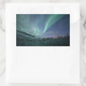 Sticker Rectangulaire Northern Lights Norvège (Sac)