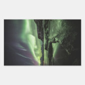 Sticker Rectangulaire Northern Lights Norvège (Devant)