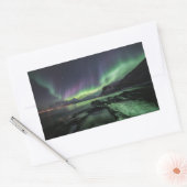 Sticker Rectangulaire Northern Lights Norvège (Enveloppe)