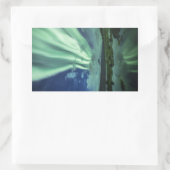 Sticker Rectangulaire Northern Lights Norvège (Sac)