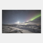 Sticker Rectangulaire Northern Lights Norvège (Devant)