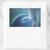 Sticker Rectangulaire Northern Lights Norvège (Sac)