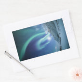 Sticker Rectangulaire Northern Lights Norvège (Enveloppe)