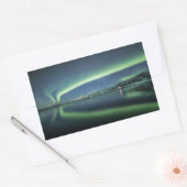 Sticker Rectangulaire Northern Lights Norvège (Enveloppe)