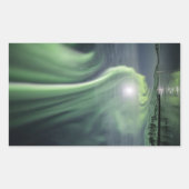 Sticker Rectangulaire Northern Lights Norvège (Devant)