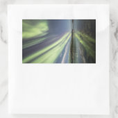 Sticker Rectangulaire Northern Lights Norvège (Sac)