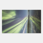 Sticker Rectangulaire Northern Lights Norvège (Devant)