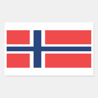 STICKER RECTANGULAIRE NORVÈGE