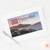 Sticker Rectangulaire Norvège (Enveloppe)