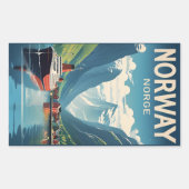 Sticker Rectangulaire Norvège (Devant)