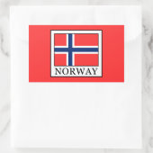 Sticker Rectangulaire Norvège (Sac)