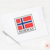 Sticker Rectangulaire Norvège (Enveloppe)