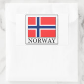 Sticker Rectangulaire Norvège (Sac)