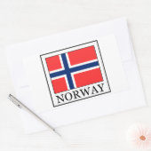 Sticker Rectangulaire Norvège (Enveloppe)