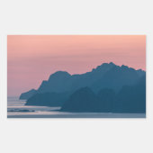 Sticker Rectangulaire Norvège Lofoten (Devant)