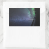 Sticker rectangulaire Norvège Northern Lights (Sac)