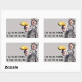 Sticker Rectangulaire Note de stationnement incorrecte (Feuille)