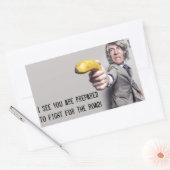 Sticker Rectangulaire Note de stationnement incorrecte (Enveloppe)