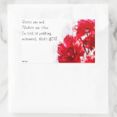 Sticker Rectangulaire Note de stationnement incorrecte (Sac)