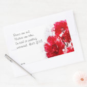 Sticker Rectangulaire Note de stationnement incorrecte (Enveloppe)