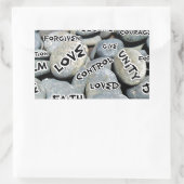 Sticker Rectangulaire Notes, Amour_ (Sac)