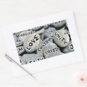 Sticker Rectangulaire Notes, Amour_ (Enveloppe)