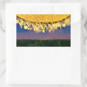 Sticker Rectangulaire Notes chatoyantes d'or (Sac)