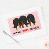 Sticker Rectangulaire Nothin' Butt Berners (Enveloppe)