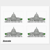 Sticker Rectangulaire Nothing some Tar and Feathers Couldn't (Feuille)