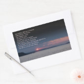 Sticker Rectangulaire Notre Père Prière (Enveloppe)