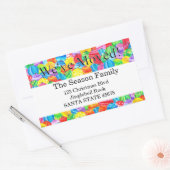 Sticker Rectangulaire Nous avons déplacé l'autocollant peint à la main (Enveloppe)