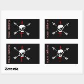 Sticker Rectangulaire Nous Defions (Feuille)