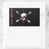 Sticker Rectangulaire Nous Defions (Sac)