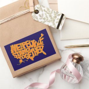 Sticker Rectangulaire Nous, le peuple, nous unissons