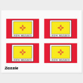 Sticker Rectangulaire Nouveau-Mexique (Feuille)