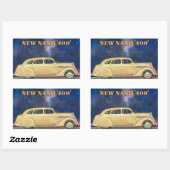 Sticker Rectangulaire Nouveau Nash "400" (Feuille)