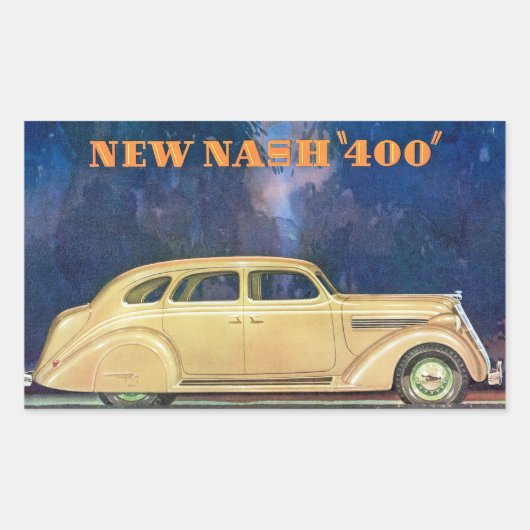Sticker Rectangulaire Nouveau Nash "400" (Devant)
