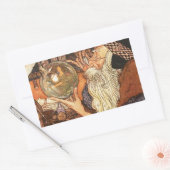 Sticker Rectangulaire Nouvel An Antique Père (Enveloppe)