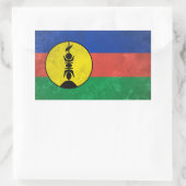 Sticker Rectangulaire Nouvelle-Calédonie (Sac)