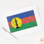 Sticker Rectangulaire Nouvelle-Calédonie (Enveloppe)