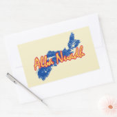 Sticker Rectangulaire Nouvelle-Écosse (Enveloppe)